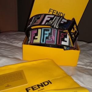 Zucca multicolored unisex belt